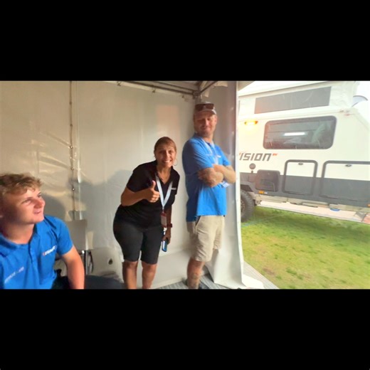 The Show Must Go On 💦 We dont mind a little bit drama, a few wet feet, but otherwise unscathed! Come see our newly washed vans - we're here all day tomorrow!! | Sunseeker Caravans