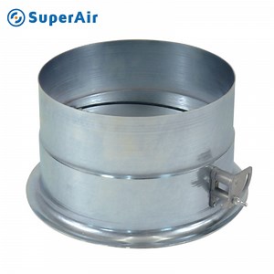 [Hot Item] Duct Ventilation Bellmouth Spigots with Balancing Damper