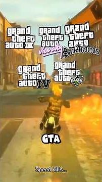 I tested GHOST RIDER in every GTA #Challenge #GTA #Shorts