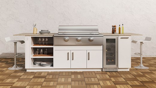 Urban Bonfire Aluminum Outdoor Kitchens