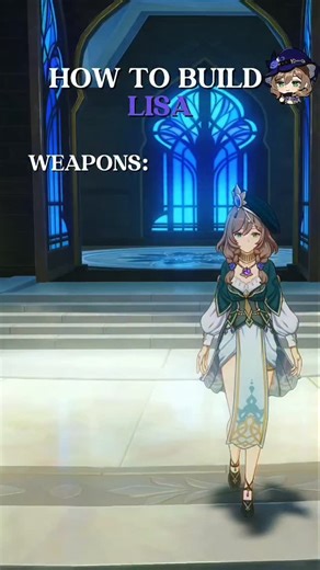 Zatanna🎩🪄 on Instagram: "How to build Lisa #genshin #lisa #hoyocreators #fyp #Genshinlmpact"