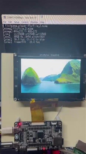 This Tiny Linux Chip Plays MJPEG at 29.5 FPS (Hardware Accelerated) #embeddedlinux