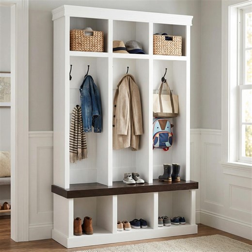 Mudroom Locker | Hall Tree | Storage Solution | Style 333 - Etsy