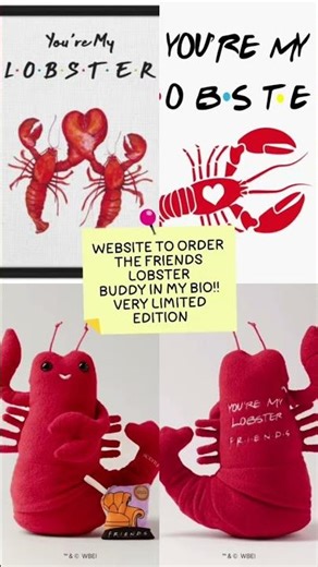 YOU’RE MY LOBSTER SCENTSY BUDDY! WEBSITE IN MY YOUTUBE HOMEPAGE #youtubeshorts #friends