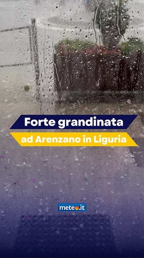 Grandine e pioggia: Bassa pressione in Nord Italia