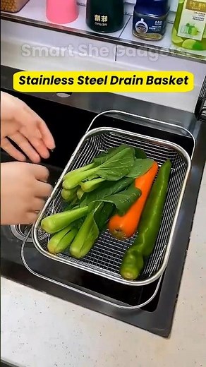 Stainless Steel Drain Basket | Kitchen Must Have