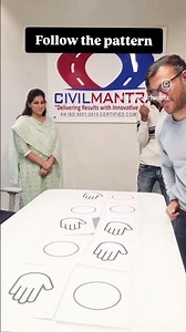 Follow The Pattern Game ✨😁Tag your corporate employees 😂 #civilmantra