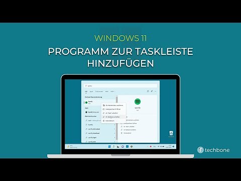 Programm zur Taskleiste hinzufügen [Windows 11]