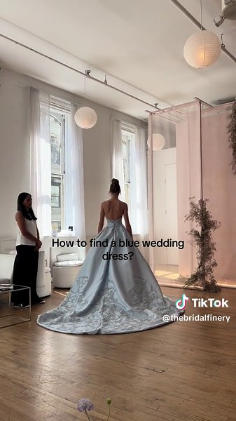 How to Find Your Perfect Blue Wedding Dress