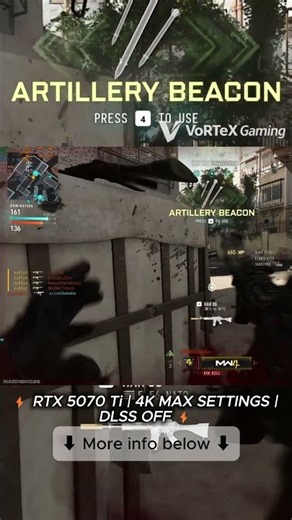RTX 5070 TI COD MW 4 - 4K max settings dlss off #gaming #benchmark #rtx #pc #games #pcgaming #test