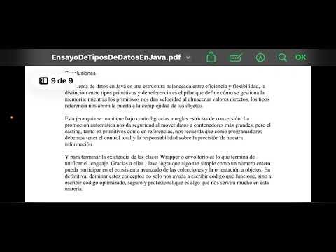 Ensayo Tipo De Datos En Java .Conclusiones