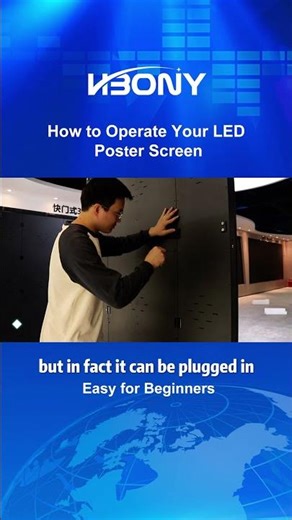 How to Set Up & Splice Three-Fold LED Poster Screen (Step-by-Step for Beginners)