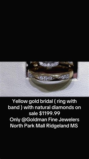 Only @ Goldman Fine Jewelers North Park Mall Ridgeland MS and GOLDMAN @ KENNER LA #bridal #viraltiktok #fyp #naturaldiamonds #diamond