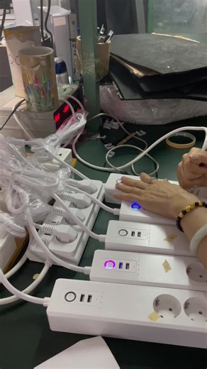 How fast can the test be? #fyp #smarthometech #smarthomefactory #iot #smartpowerstrip #smartplug #smartoutlet #electrical #jinvoosmart