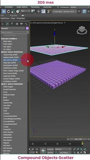 3ds Max Compound Objects — Scatter