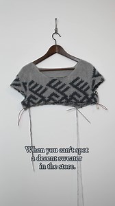 50K views · 805 reactions | Knitting your own sweaters is awesome...