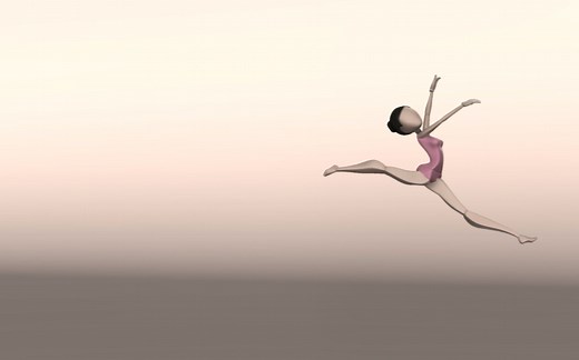 Dancer ballet Tina.芭蕾舞动画