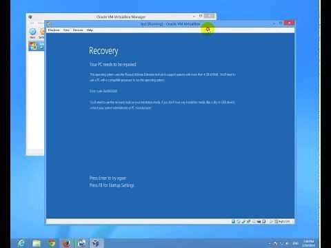 How to fix VirtualBox "Physical Address Extension" error