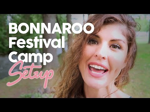 BONNAROO CAMP SETUP