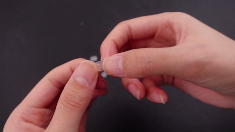 Maxdot 100 Pieces 4 Size Earring Back Pads Clear Silicone Comfort Earring Cushions for Clips on Earrings