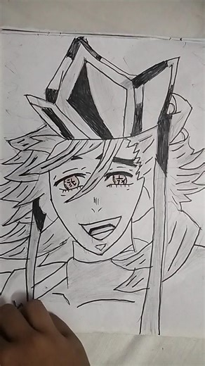 doma cool drawing ☠️🔥 #art #anime #anime