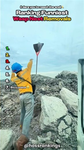 Ranking Funniest Wasp Nest Removals😭💀