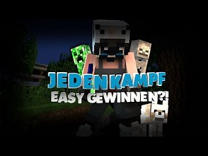WIE Ihr JEDEN 1VS1 KAMPF GEWINNEN KÖNNT! | PVP TAKTIKEN | MINECRAFT TUTORIAL |