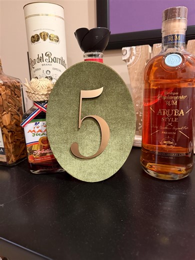 Luxury Velvet Table Numbers | Wedding Table Cards | Oval Signs | Reception & Event Decor - Etsy