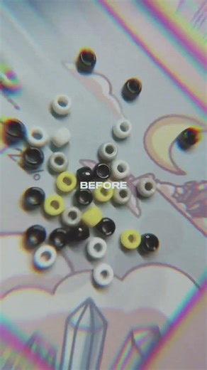 Murder Drones J Pony Bead Timelapse: Kandi Pixel Art