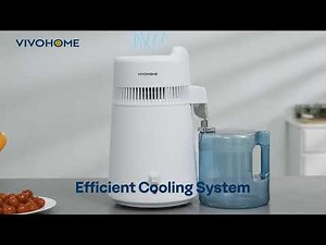 VIVOHOME Water Distiller Countertop with Smart Switch Purifier Filter