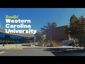 Cullowhee Campus Drive Western Carolina University Beautiful Scenery
