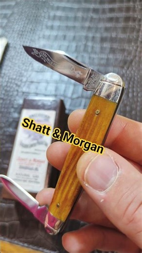 A rare Shatt & Morgan folding knife. ARSENAL Moscow 2025 exhibition.