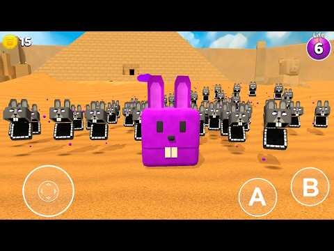 New Rabbit Boss in Desert - Super Bear Adventure Gameplay Walkthrough