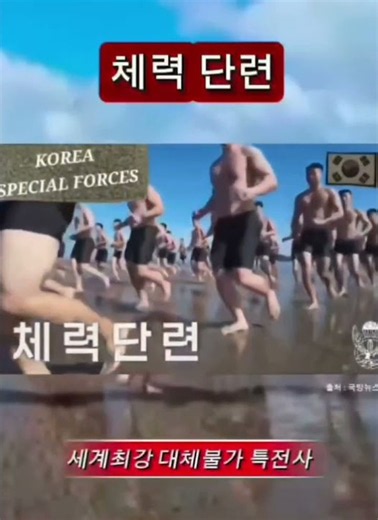 해상침투 체력단련 #특전사 #해상기본 #체력운동 #주임원사 #특전사동지회 #army #특전예비군