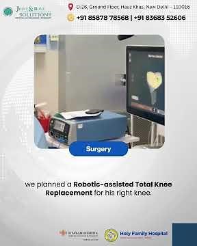 Patient Story - Robotic-assisted Total Knee Replacement surgery #kneepainrelief #kneereplacement