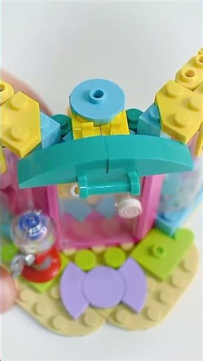 Colorful Mini Candy Fair Build #lego #blocks #minishop #candystand #snackstand #legocity #sweetshop