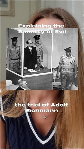 Explaining Hannah Arendt's Banality of Evil 👹 #philosophy #politics #history #hannaharendt