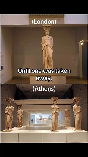 The Story of the Missing Caryatid 💔 #balkrishaninspireindia Five in Athens… One in London 💔