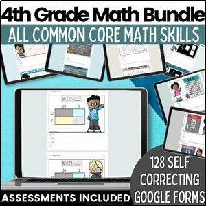 4th Grade Go Math Review Chapters 1-13 Digital Resource Bundle 50% OFF