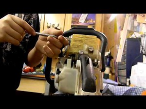 compression test on the Stihl ms260 chain saw