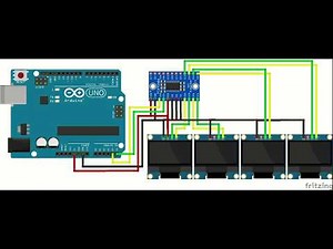 Arduino met Tca9548a I2c multiplexer
