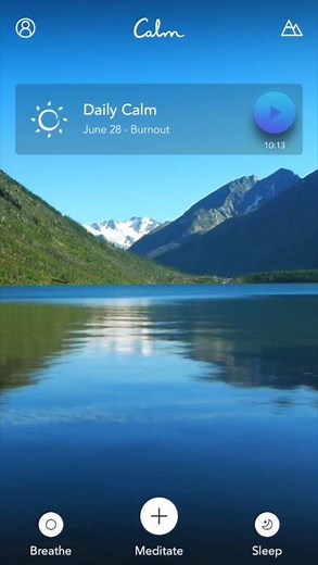 If you're new to Calm, take this quick introductory tour of the app with Alex, one of Calm's co-founders. | Calm