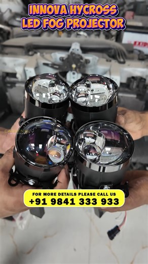 Car Sense on Instagram: "@onlinemoco @carsense_caraccessories Upgrade your Toyota Innova Hycross with a high-performance LED fog projector, designed to deliver superior brightness, focused beam pattern, and improved visibility during night and bad weather conditions. This light upgrade enhances safety while maintaining a clean, OEM-style appearance. Our Innova Hycross LED fog projector installation includes: ✔ Powerful LED projector with clear beam cutoff ✔ Improved visibility in fog, rain, and