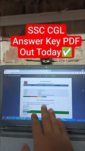 Link Out📢 SSC CGL Answer Key 2025 Kaise Dekhe✅How to Check/Download SSC CGL Response Sheet 2025✅ Pdf