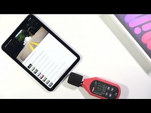 What is the Loudest Speakers Level on iPad mini (2021) - Measure Speakers Limit with Decibelmeter