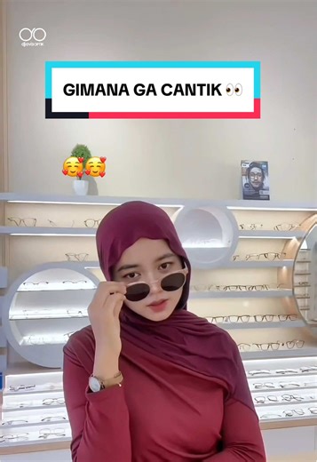 Gimana ga cantik, kacamatanya aja dari Djava Optik 🥰😝 #djavaoptik #kacamataminus #optiksurabaya #optikgresik #optikmalang