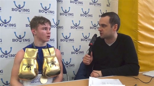GRANITE CITY’S Kai Stitchell defeated Machlan Arthur (AAA) to win the Scottish Youth 2007 63.5kg Golden Gloves Final. #BoxingPathway #onwardsandupwards | Boxing Scotland