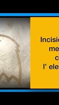 Incisione su metallo con elettrolisi