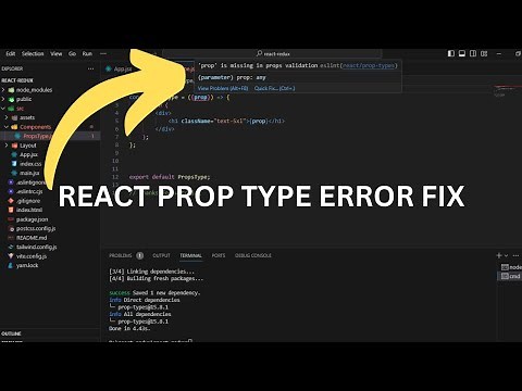 prop is missing in props validation | React PropType Error