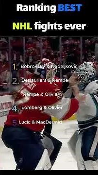 Ranking BEST NHL fights of all time#shorts #fyp #nhl #fighting